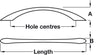 Sabine Bow Hdl ZA Silver 9006 128mm cc