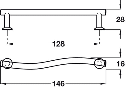 Kyle Pull Hdl ZA Matt Nickel 128mm cc