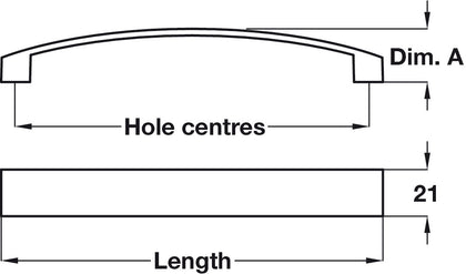 Melbury Bow Hdl ZA SSE 160mm cc
