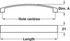 Melbury Bow Hdl ZA SSE 160mm cc