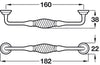 Twister D Pull Hdl ZA Ant Pew 160mm cc