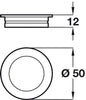 Inset Hdl ZA Pol Chrome D50mm