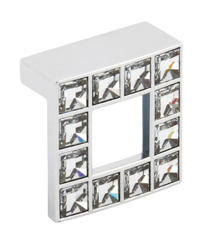 Crystal Pull Hdl ZA Pol Chr 32mm cc