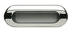 Inset Hdl ZA Pol Chr/Alu Col 112x40mm