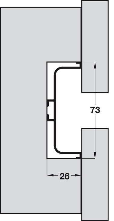 Gola C+ Hori Profile 4.1m Alu White