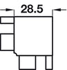 Gola C+ Int Prof Connector Alu Brs