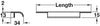 Profile Handle Pol. Aluminium 996mm CLR