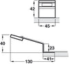 LooxC LED Flat Cornice 12V/1.5W 6000K