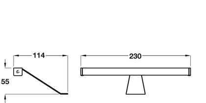 LooxC LED Filo 230mm 24V/3.33W 3000K