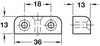 Modesty Block KD Fitting 1prt Pl Beech