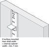 Raised Bookcase Strip 1829mm St EB