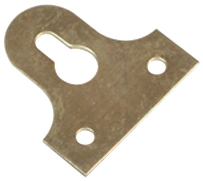 Mirror Plate 38x38mm Keyhole St Nickel