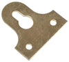 Mirror Plate 38x38mm Keyhole St Nickel