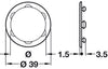 Libra Cover Caps D35mm Pl White