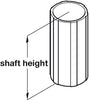 Plinth Shaft Section 120mm Pl Black