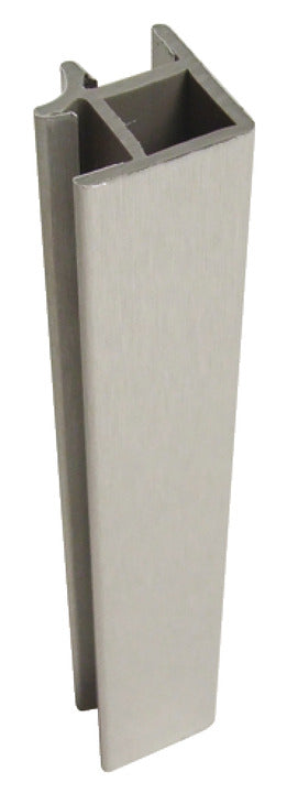 Plinth 90D Conn 150mm PVC/Alu Silver
