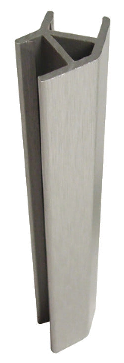 Plinth 135D Corner 150mm PVC/Alu Silver