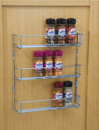 Spice/Pack Rack 3-Tier Linear 400x55mm