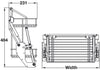 Pull Down 2-Tier Wire Shelf Gas 500mm CP