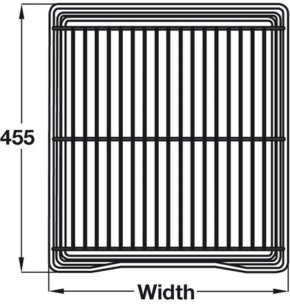 PO Wire Bskt Set 25kg 500mm Lin St PC