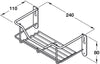 Spice/Pack Rack 1-Tier Linear 240x110mm