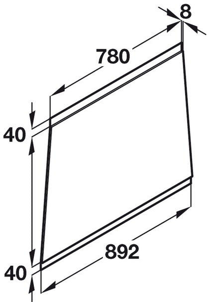 RM 75830 Toledo Splashback 90 St St