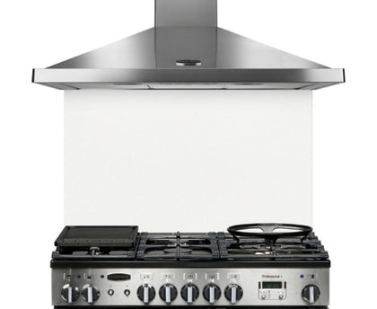 RM 10752 Splashback 90 Glass Met.White