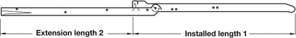 DrwRun Roller/Base Sgl 30kg 500mm Brw