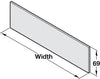 MX Draw Back Std MFC 16/69/600mm Gry/Ant