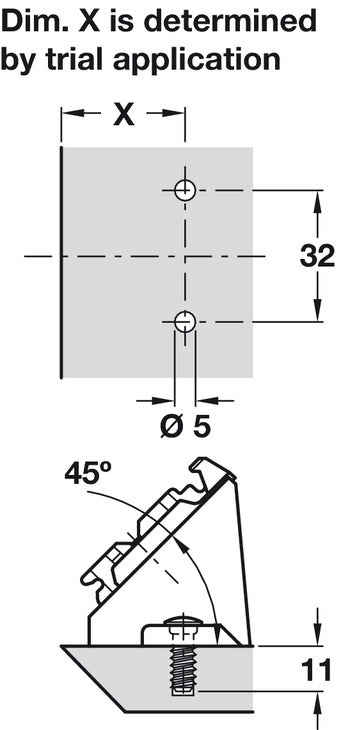 Nexis 2mm M.Plt 45D Agl Click Varianta