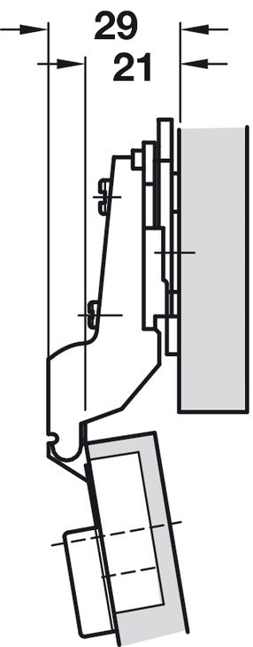 Nexis 100D Hinge Click Sprung SF Half