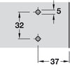 3mm Mounting Plate 1prt Click Euro