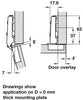 110D Int SC Hinge Set Euro