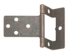 Cranked Flush Hinge 50mm St ZP