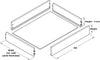 Plywood Drawer 339x430x90mm Beech