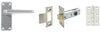 Lever Hdl Set Straight Latch Alu Sat BOM