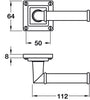 Lamont Lvr Hdls/Sq Rose Pewter