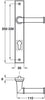 Lamont Lvr Hdls/Plt Latch/Passage Pewter