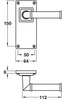 Lamont Lvr Hdls/Plt Latch Pewter