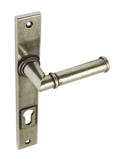 Lamont Lvr Hdls/Plt Door Entry Pewter