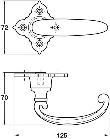 Kirkpatrick Trad Lvr Hdls Blk Ant