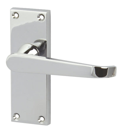 Victorian Lvr Hdls/Plt Plain Latch EB