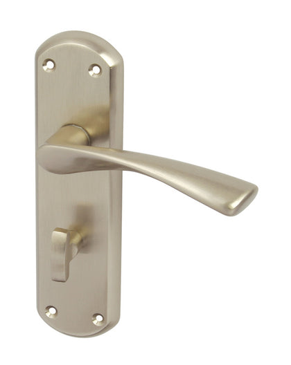 Olton Lever Hdls/Plt WC Lock ZA SN