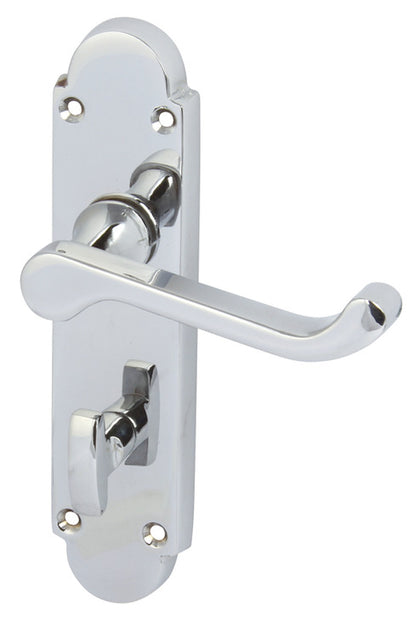 Lvr Scroll Hdls/Plt 167mm WC Lock ZA PC