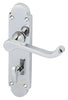 Lvr Scroll Hdls/Plt 167mm WC Lock ZA PC