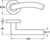 Pitsford Lever Hdls/Rose D53mm ZA SN