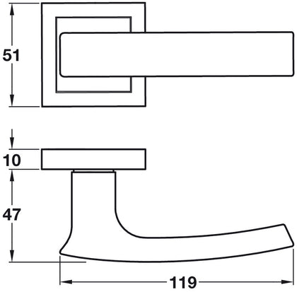 Thornton Lever Hdl/Rose ZA PC