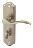 Sywell Lever Hdls/Plt WC Lock ZA PC