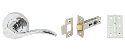 Sywell Door Pack-Lvr/Rose Latch Set PC