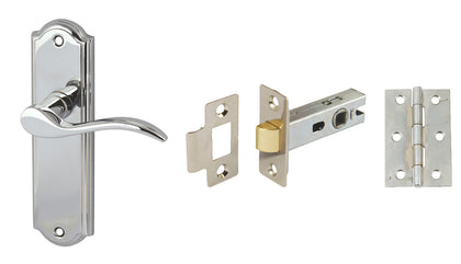 Sywell Door Pack-Lvr/Plt Latch Set PC